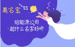 給能源公司起什么名字好聽